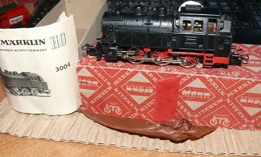 Märklin 3004 , Dampflok der DB , BR 80, neuw. ,Ovp , Bj 1957