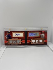 2010 Topps Sterling Larry Walker Joey Votto Relic Autographs AUTO #/10 RARE!