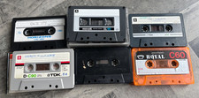 6x  cassette tapes inc TDK Maxwell C-90s