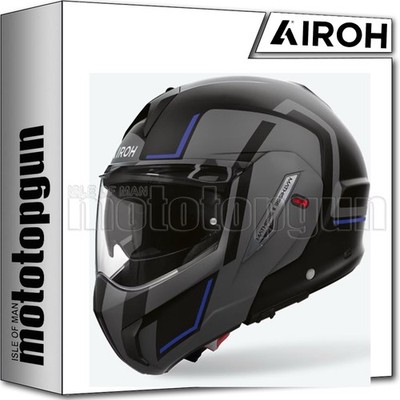 AIROH MODULAR MOTORCYCLE HELMET MATHISSE II MTH2G18 GENIUS MATTE BLUE XS