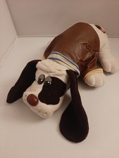 Vintage 1985 Tonka Pound Puppies Puppy Dog Plush toy w/ Brown Jacket