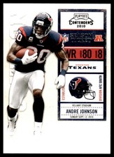 Andre Johnson 2010 Playoff Contenders #037 Texans NFL READ FREE SHIPPING