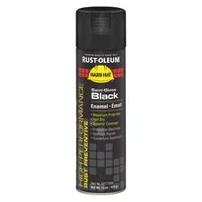 RUST-OLEUM V2177838 Rust Preventative Spray Paint,Black,15oz 4CH75