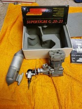 SUPER TIGRE Engine - Super Tigre G .20-23 RC motor - Clean - WV23