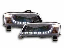 Led Scheinwerfer Set in schwarz für Fiat Stilo 10.01-2008