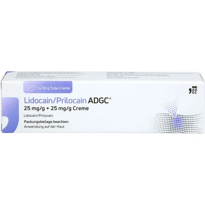 ZENTIVA PHARMA GMBH LIDOCAIN/PRILOCAIN ADGC 25 mg/g + 25 mg/g Creme 30 g PZN19360853