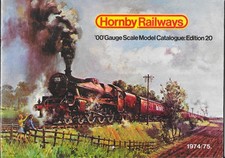 Hornby Railways Catalogue 20th Ed 1974/5 with price list. Good cond,
