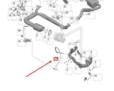Porsche 718 Boxster 982 Rechter Sauerstoffsensor 9A260618304 Neue Echt