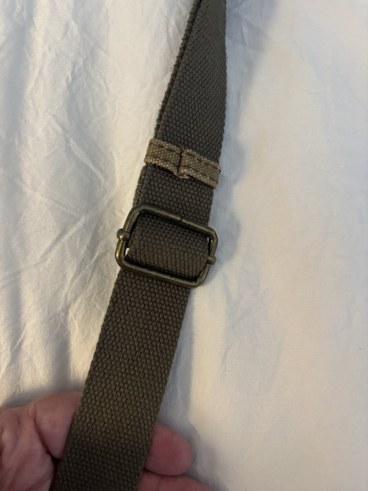 Chala Patch Messenger  Denim Canvas Adjustable Cr… - image 10