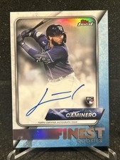 2024 Topps Finest- Finest Rookie Auto- Junior Caminero- Refractor