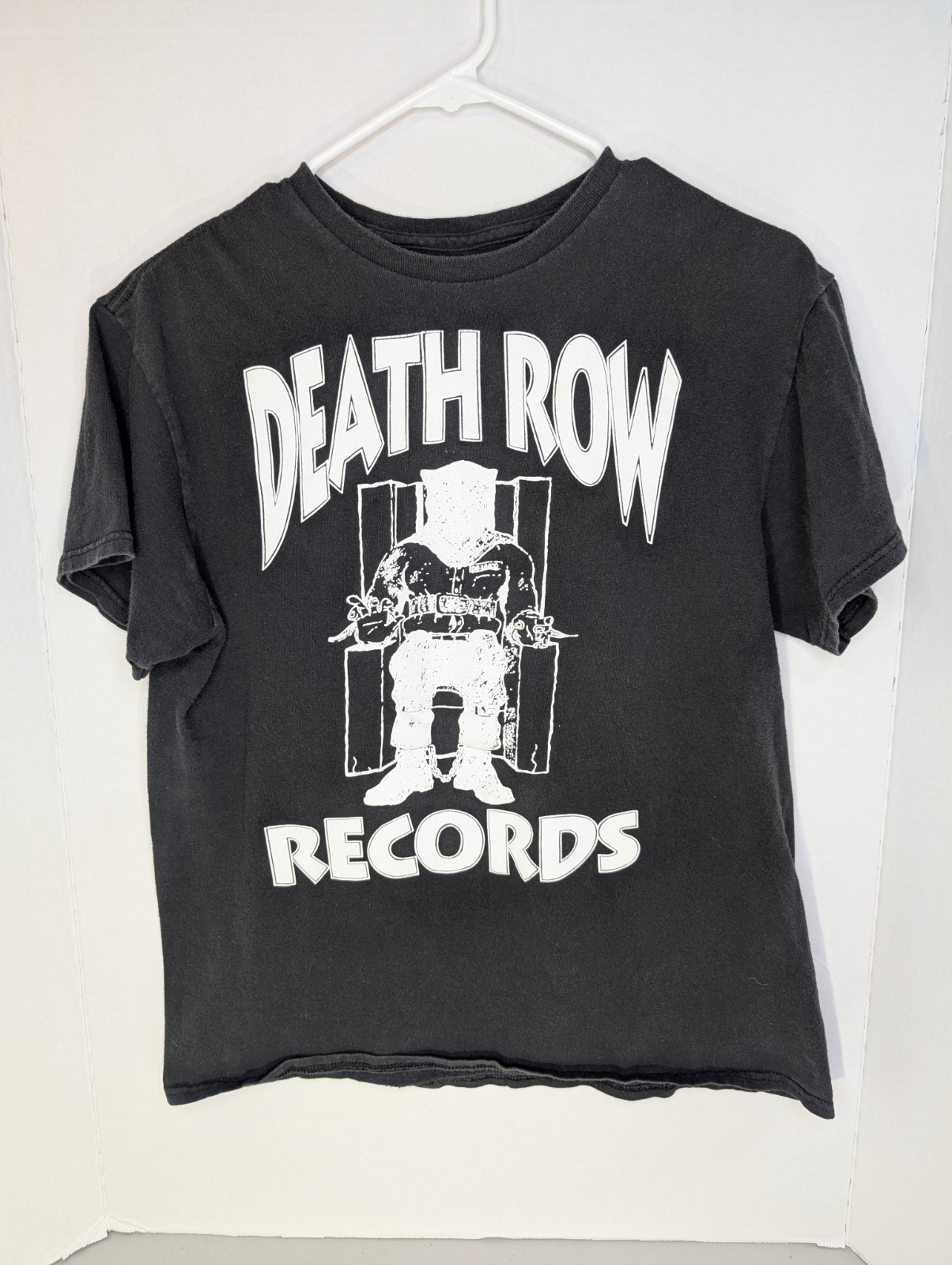 FILA T shirt maglietta grafica Death Row Records Core (taglia media) etichetta discografica band Y2K
