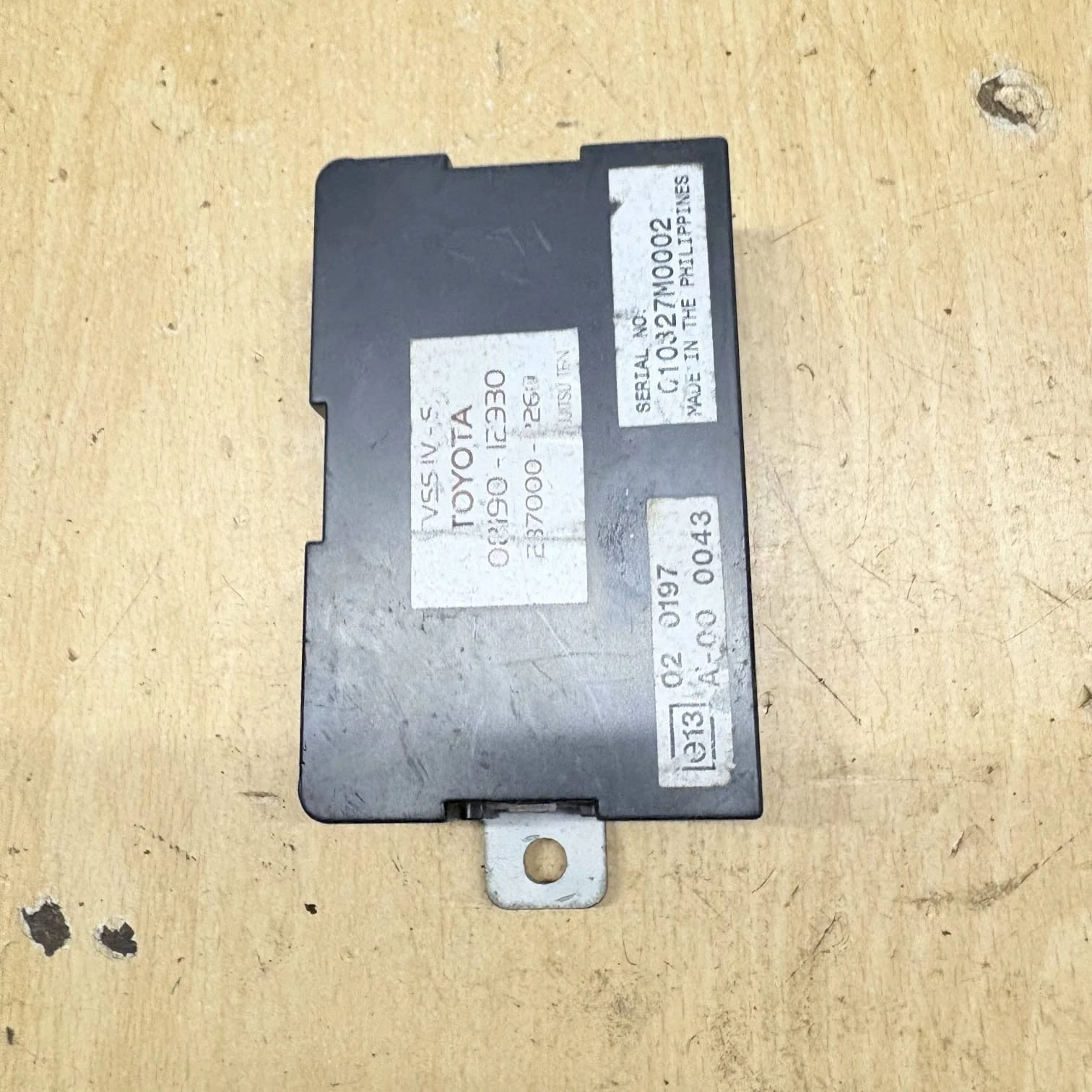 Toyota alarm ECU module 08190-12930 237000-2260 actual item reference