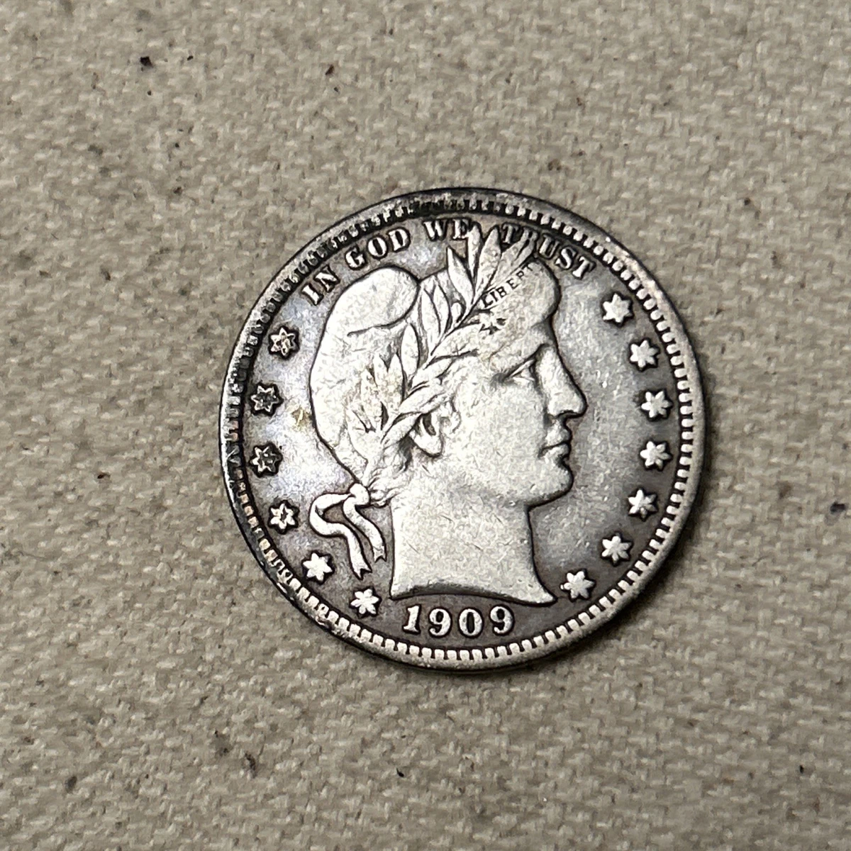Circulated 1909 Year Barber Quarters (1892-1916) for sale | eBay