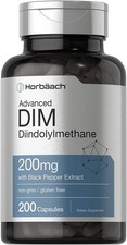 DIM Supplement 200mg  Diindolylmethane  200 Capsules  by Horbaach