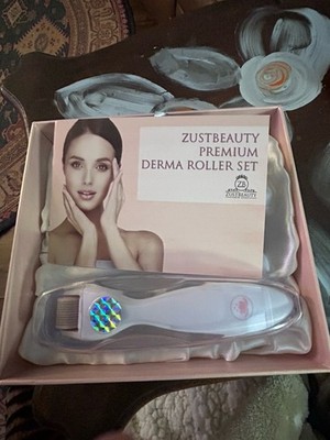 ZustBeauty DERMA ROLLER Micro Needling Titanium Heads All In One!