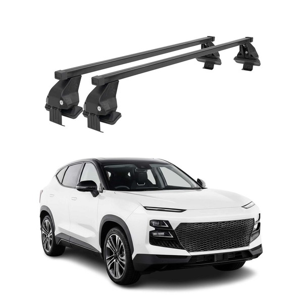 Menabo DachträGer GrundtäGer FüR Sportequipe 6 2022-2026 Schwarz Stahl 2Tlg-image