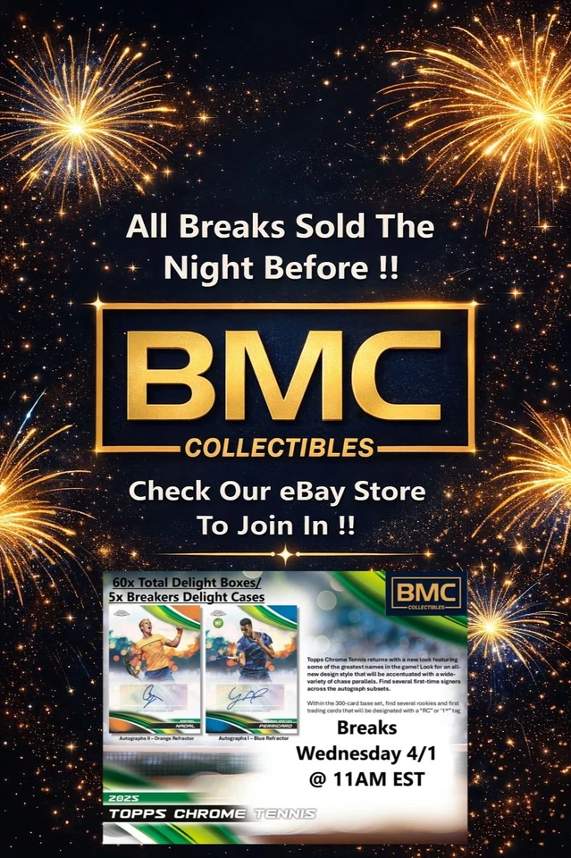 BMC Collectibles Pre-Sold Breaks 6/1