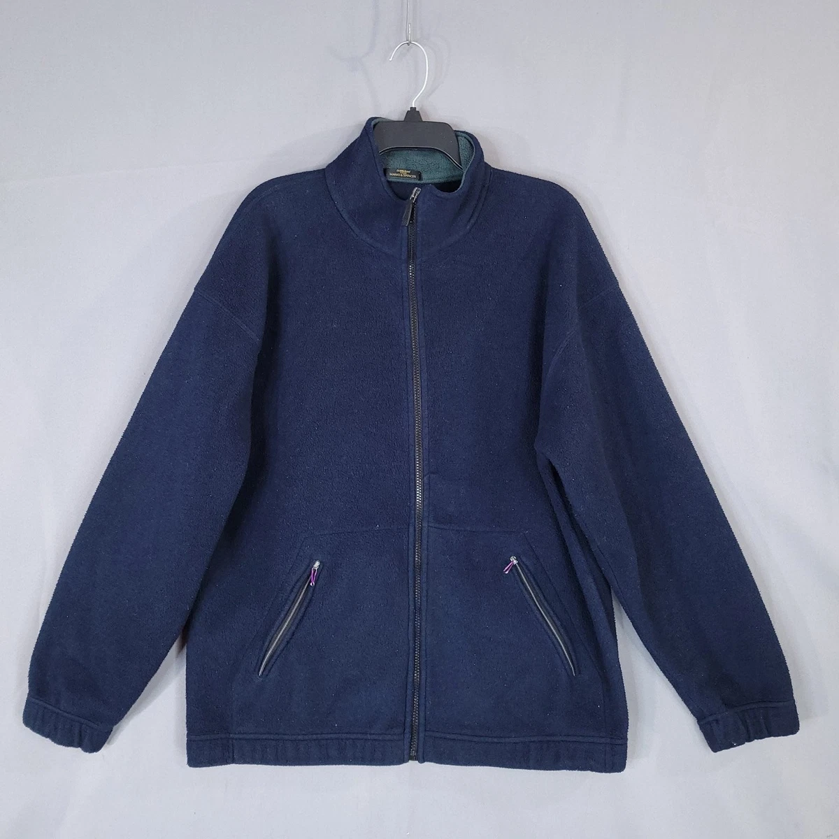 Manteau Homme Marks & Spencer Laine – Bleu Marine, Taille S, Occasion