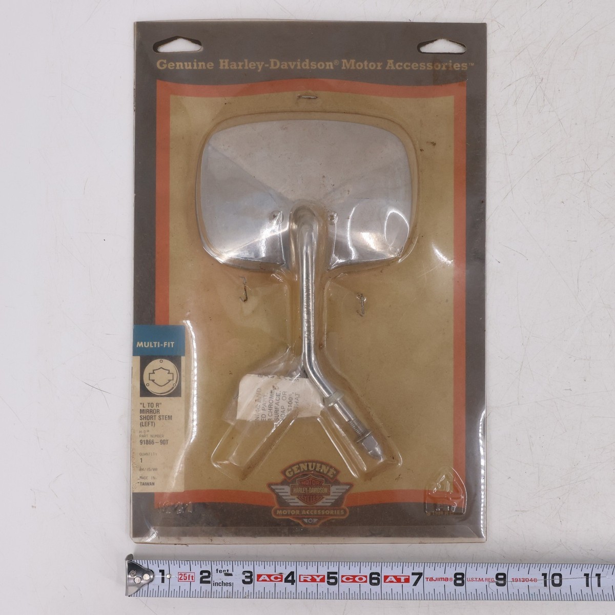 NEW Harley-Davidson Short Stem Chrome Mirrors Pair 91864-90T 91866