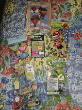 Big Lot Of 110 NEW Scrapbooking/ Crafting STICKERS EMBELLISHMENTS  30 USED READ
