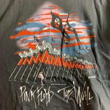 vintage 1982 PINK FLOYD The Wall Album single stitch graphic tee shirt LARGE