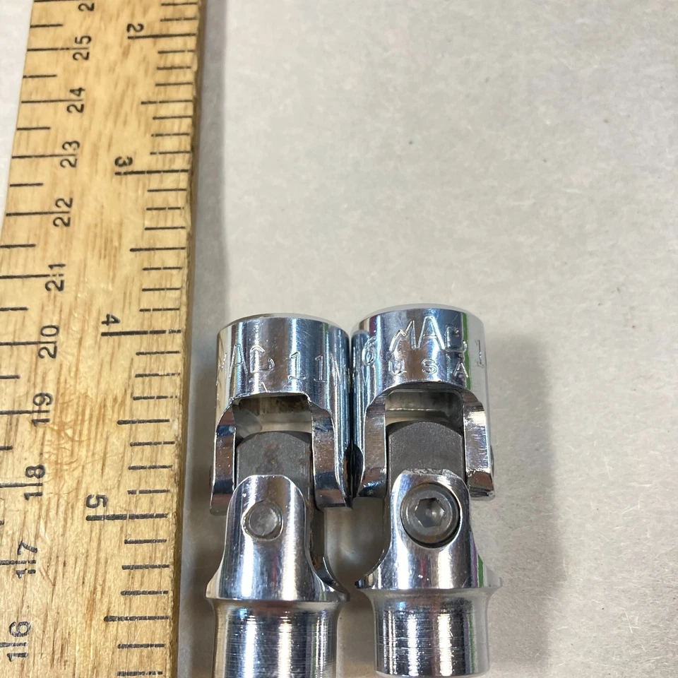 Mac Swivel Socket 2 Pc 10mm 11mm 3/8" Drive Universal Metric 6 Point #XU6 USA - image 3 of 4