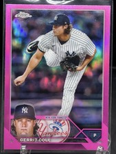 2023 Topps Chrome GERRIT COLE #213 Pink Refractor YANKEES