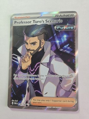 PROFESSOR TURO'S SCENARIO 240/182 PARADOX RIFT POKEMON (FULL ART ULTRA RARE, LP)