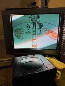 Sega Saturn Model 2 Console W/ Controller Cables 4 Games Tested Working