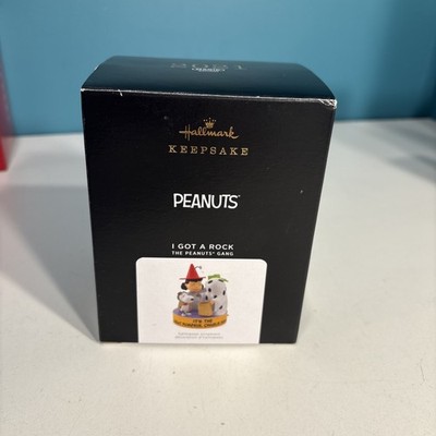 2021 Hallmark Magic Sound (Peanuts): Great Pumpkin ''I Got A Rock'' Ornament NIB