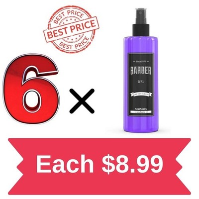6 x Marmara No 1 After Shave Barber Cologne Spray 400 ml / 13.5 oz