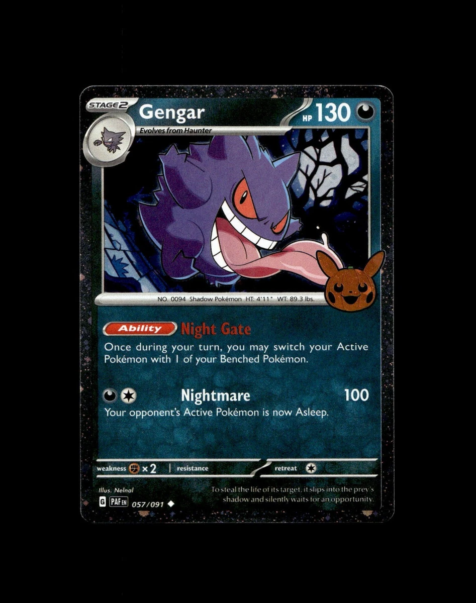 Gengar 057/091 Trick or Trade Booster Bundle 2024 for sale | eBay