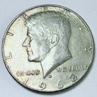 1968-D Kennedy Half Dollar 40% Silver, Circulated Coin #7186