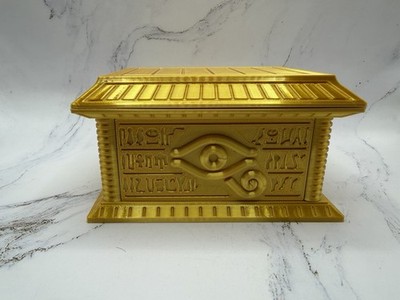 Yu-Gi-Oh Deck Box Millennium Puzzle Style Storage Gold Trading Card Case