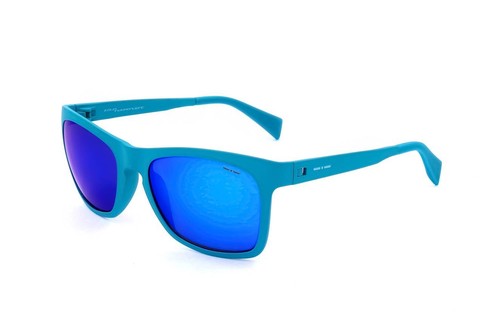Lunettes De Soleil ITALIA INDEPENDENT Modèle I-I RAYMOND - Monture Bleue Acétate 53/19/135, Neuves Avec étiquette