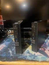 2 Dell OptiPlex 7050 Micro Intel i5-7500T 4GB RAM 128GB SSD Win10 WiFi
