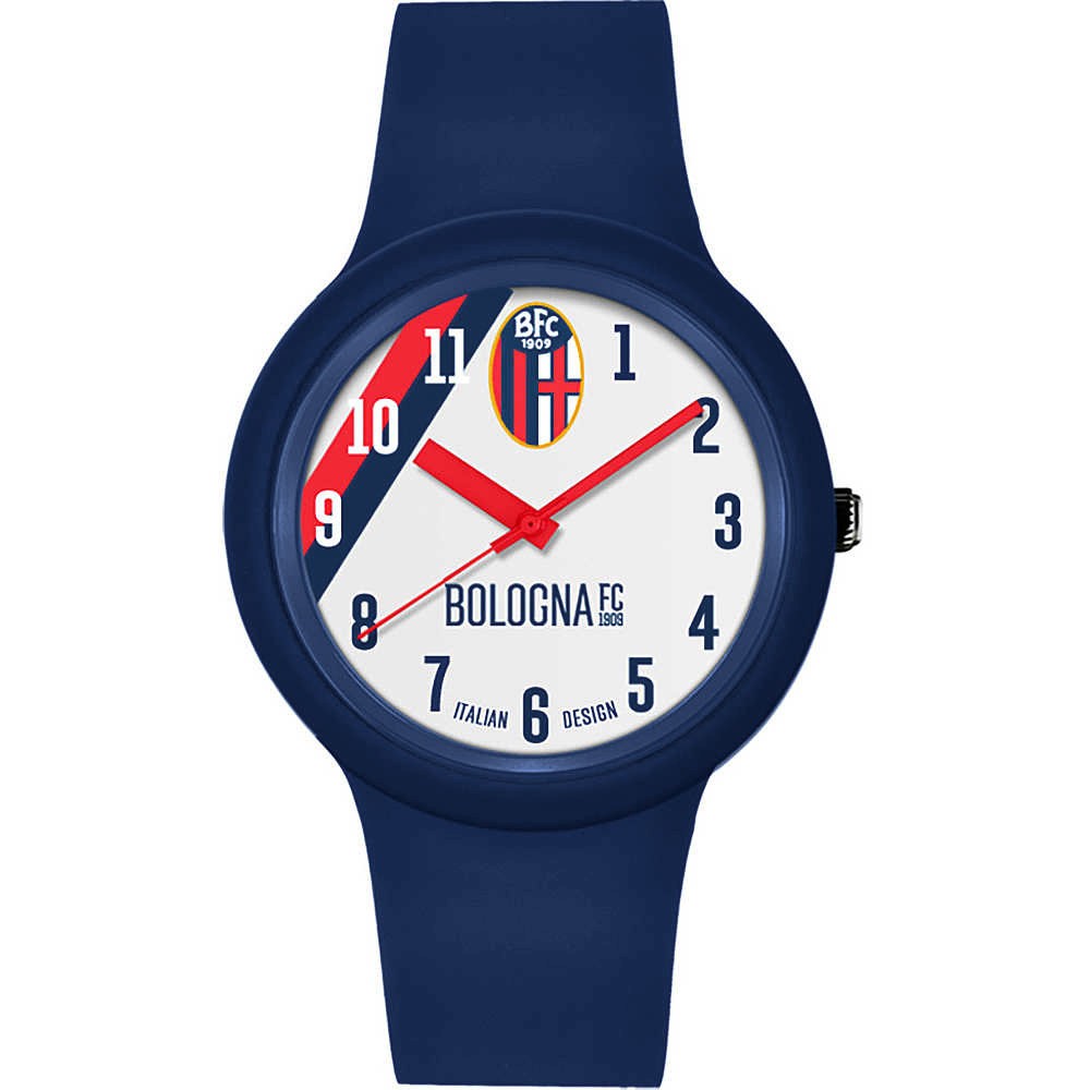 Mens Wristwatch BOLOGNA FC P-BB430XW2  Silicone Blue 37mm OFFICIAL