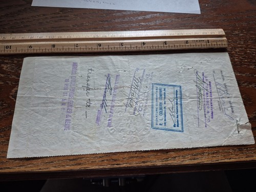 1946 CONSOLIDATED VIRGINIA MINING CO NEVADA Stock Certificate FREE SHIPPING - Picture 6 of 9