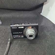 Nikon Coolpix S220 10,0 megapixel fotocamera digitale - nero testato - senza caricatore #2