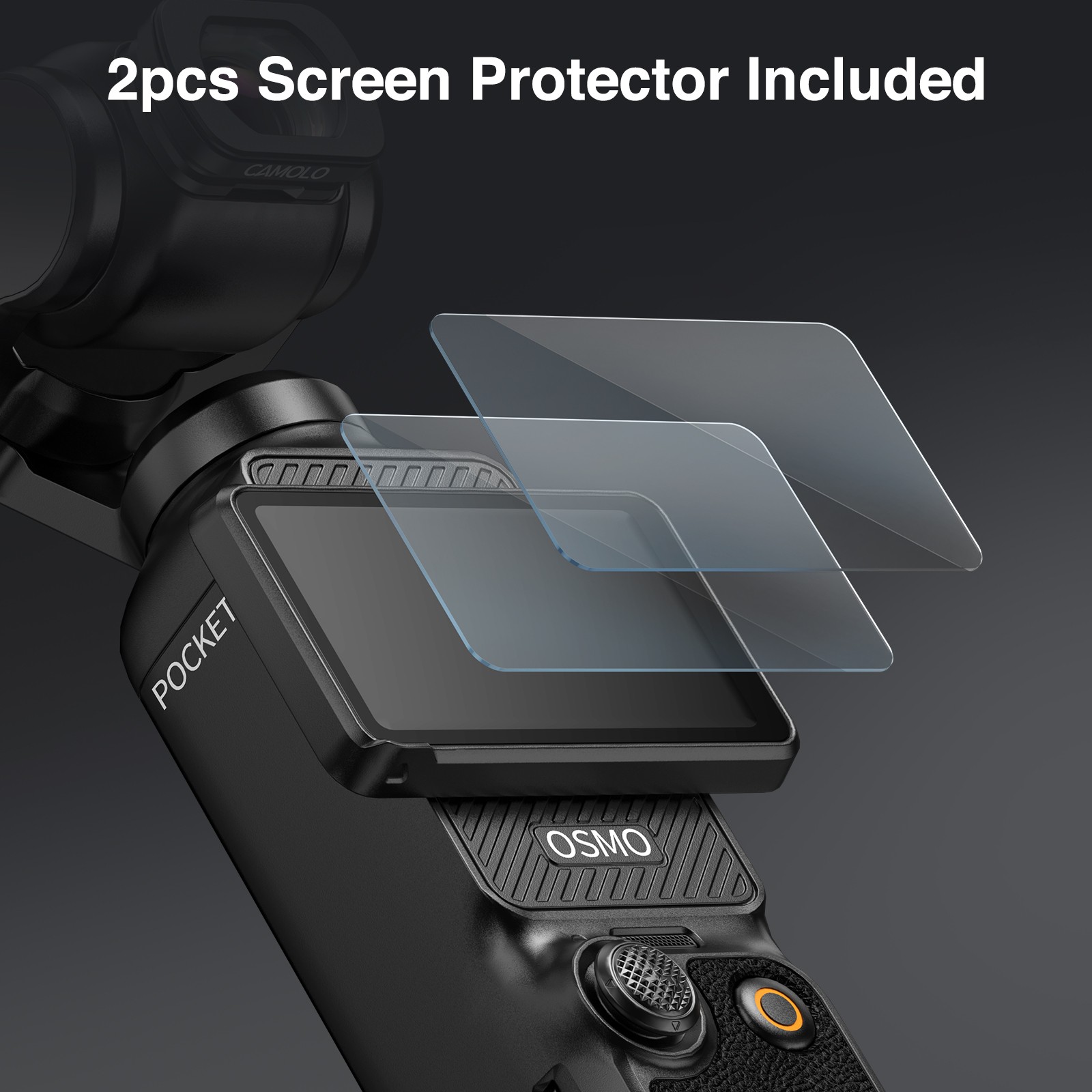 Camolo Magnetic Wide-Angle Lens Filter for DJI Osmo Pocket 3 Accessories w/ Glas