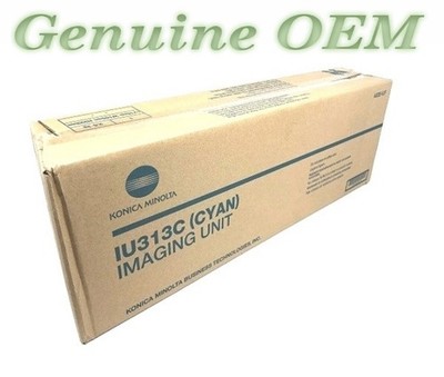 A0DE0JF/IU313C,IU-313C Original OEM Konica Minolta Drum, Cyan Genuine Sealed