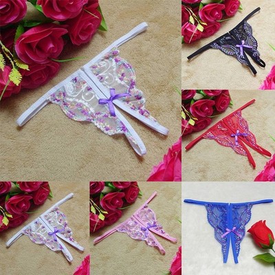 Brandneu G-String Höschen Tangas V-String Stretch Unterwäsche Atmungsaktiv