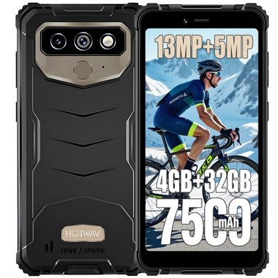 Outdoor Smartphone HOTWAV T5Pro 7500mAh 4GB+32GB Dual SIM Ohne Vertrag GPS Handy