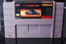 Top Gear SNES Super Nintendo Racing Video Game Cartridge Kemco Authentic OEM