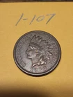 1888  Indian Head Cent AU Lot 1-107