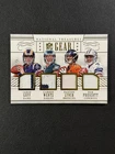 2016 National Treasures NFL Rookie Quad Gear Dak Prescott Jared Goff Wentz /25