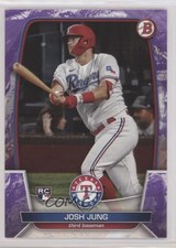 2023 Bowman Purple Pattern 73/199 Josh Jung #43 09wc