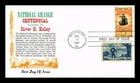 US COVER NATIONAL GRANGE CENTENNIAL FIRST DAY ISSUE COMBO KHOL KRAFT