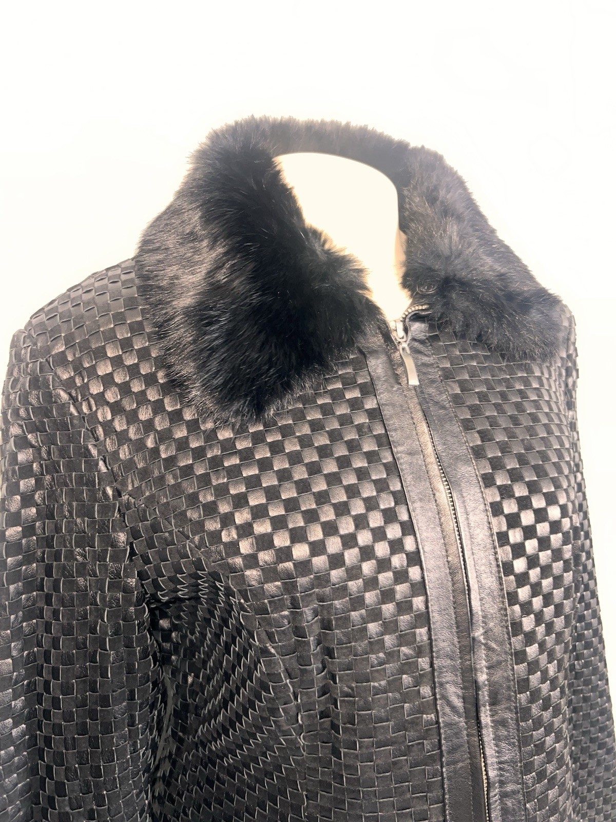 MARVIN RICHARDS Authentic Leather Jacket Black Ra… - image 3