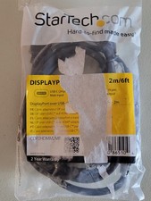 NEW StarTech CDP2HDMM2MB 6ft USB-C to DisplayPort Cable  FREE SHIPPING